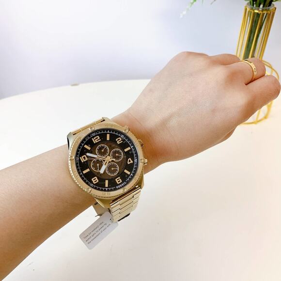 Fossil BQ2667 Brox Automatic Gold-Tone Stainless Steel Watch - Picture 1 of 7